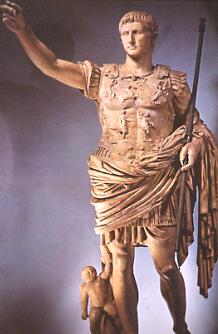 Die Augustus-Statue von Primaporta, Rom Vaticanische Museen